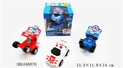 惯性碰撞变形警车 - OBL646070