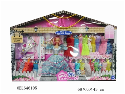 11.5寸芭比套装彩盒 - OBL646105