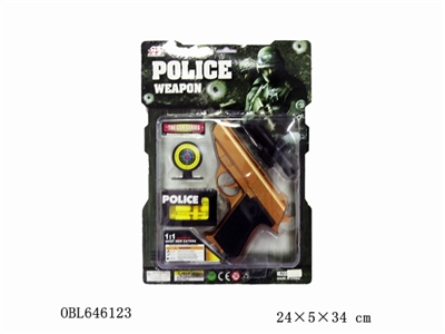 Soft bullet gun/golden gun with infrared light - OBL646123