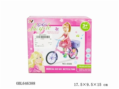 Barbie electric folding bike - OBL646388