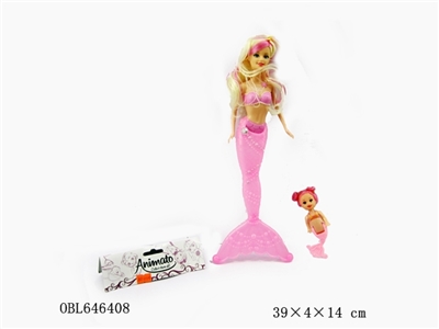 11 inches of lighting a mermaid - OBL646408