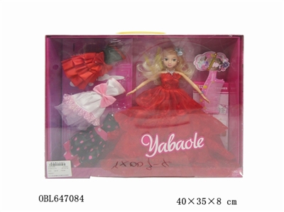 11寸实身婚纱礼服芭比娃娃 - OBL647084