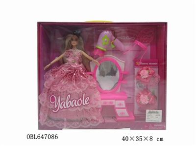 11寸实身婚纱礼服芭比娃娃 - OBL647086