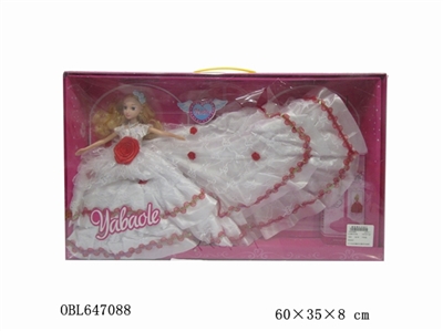 11寸实身婚纱礼服芭比娃娃 - OBL647088