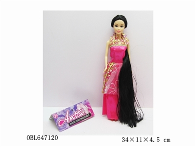 2款2色11.5寸长发公主实身活手 - OBL647120
