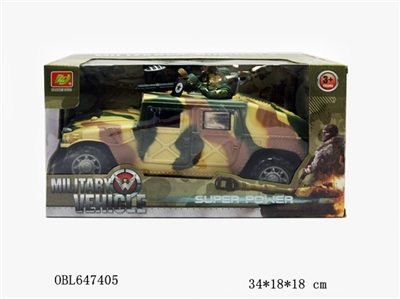 Hummer car in battlefield - OBL647405