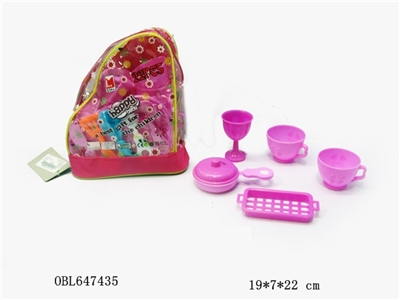 22 PCS tableware a backpack - OBL647435