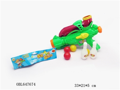 Solid color ping-pong bowling gun - OBL647674