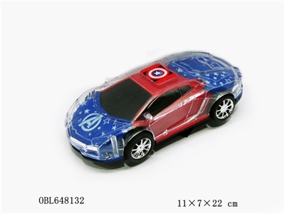 Dazzle colour captain America sports car (tort) - OBL648132