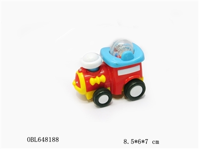 4 color inertia driven as a cartoon ball train - OBL648188