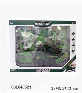 DIY inertia disassembling military anti-aircraft missile car kit - OBL648523