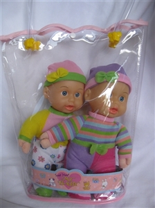 22 cm two-zhuang cotton doll into the PVC bag - OBL648776