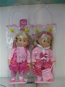 35 cm cotton of girl into the PVC bag - OBL648777