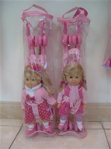 35 cm cotton female with iron car into the PVC bag - OBL648778