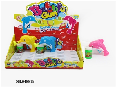Little dolphin inertia solid color bubble gun - OBL648819