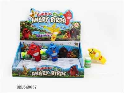 Inertia solid color angry birds bubble gun (round) - OBL648837