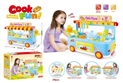 Campus bus food truck kitchen suits with sound and light (not package) - OBL648864