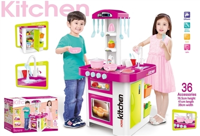 Fashion kitchen counter suit, with sound, strip light water (not package) - 3 grain of AA 1.5 V - OBL648865