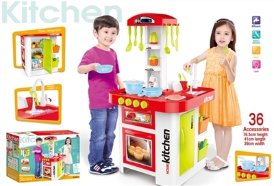Fashion kitchen counter suit, with sound, strip light water (not package) - 3 grain of AA 1.5 V - OBL648866