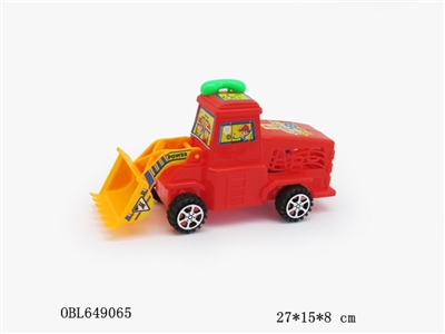 实色拉线灯光工程车 - OBL649065