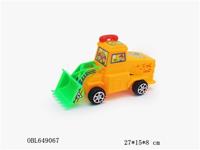 实色拉线工程车 - OBL649067