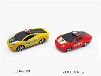 Inertial rambo police car - OBL649503