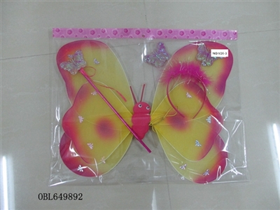 Double butterfly wings Angel good hair clips - OBL649892