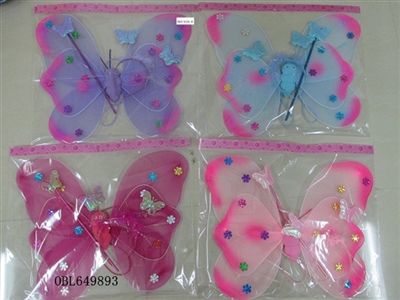 Double butterfly wings Angel good hair clips - OBL649893