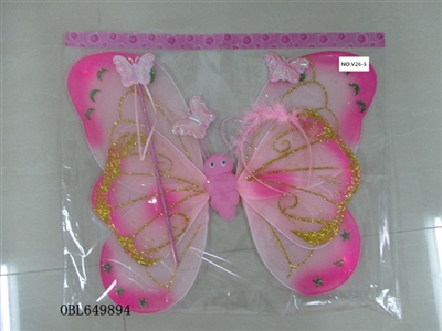 Double butterfly wings Angel good hair clips - OBL649894