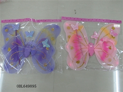 Double butterfly wings Angel good hair clips - OBL649895