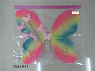 Colorful butterfly wings Angel good hair clips - OBL649899