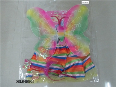 Butterfly wings with skirt Angel good hair clips - OBL649905