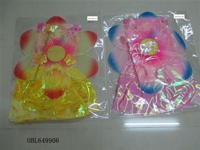 Sunflower wings with skirt Angel good hair clips - OBL649906