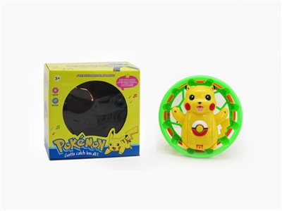 Hot wheels Pikachu (music) colorful lights - OBL650085