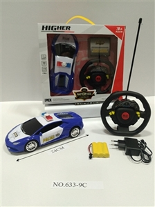 四通动感方向盘遥控警车（包电） - OBL650656