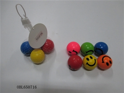 4.5 4 cm pockets of grain of smiling face bounce the ball - OBL650716