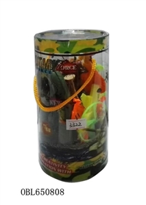 Flying saucer military dinosaur assembled suits - OBL650808
