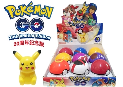 Pokemon GO pokemon real button 10 cm ball Pikachu doll - OBL650877