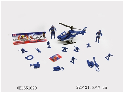 The police set in English - OBL651020