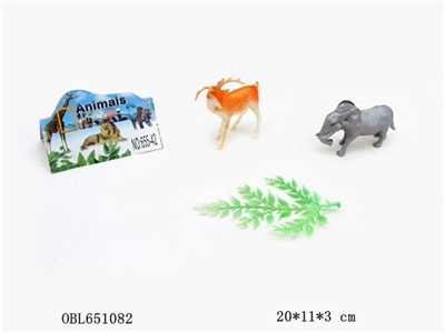 梅花鹿，小象 - OBL651082