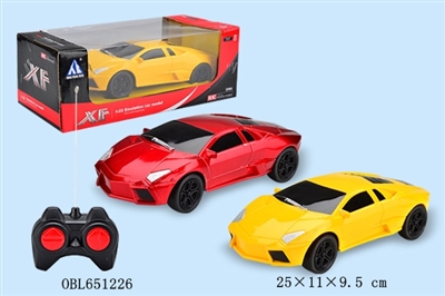 Lamborghini with four-way remote control car battery - OBL651226