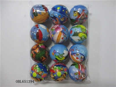 12 only 6.3 cm many cartoon zhuang PU ball - OBL651394