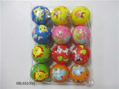 12 only 6.3 cm many cartoon zhuang PU ball - OBL651395