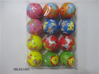 12 only 7.6 cm many cartoon zhuang PU ball - OBL651405