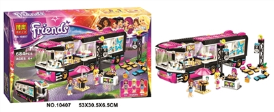 684 PCS girl series of building blocks - OBL651458