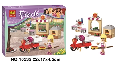 90 PCS girl series of building blocks - OBL651469
