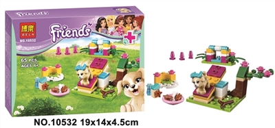 65 PCS girl series of building blocks - OBL651473