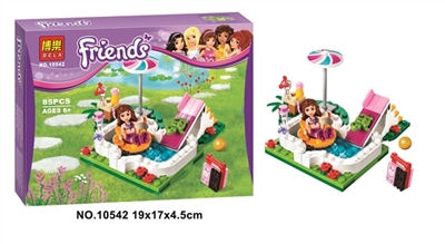 85 PCS girl series of building blocks - OBL651477