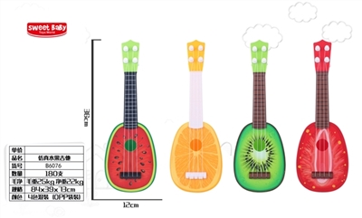 水果吉他4款混装（猕猴桃、西瓜、橙、草莓） - OBL651770