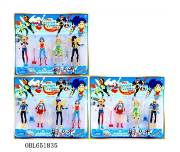 6 inches high imitation superhero girl (there were lights, the relevant section) four parts 3 - OBL651835